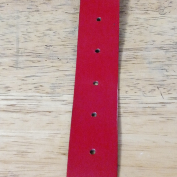 🇬🇧Express Vintage Made in England Red Belt Small,Fits 28-33,New!! Nice Gift. - Picture 7 of 15